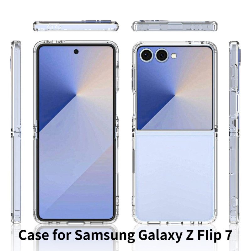 Skal Samsung Galaxy Z Flip 7 Telefonfodral Genomskinlig