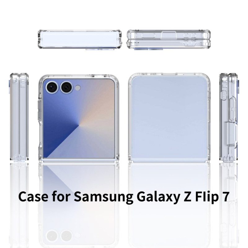 Skal Samsung Galaxy Z Flip 7 Telefonfodral Genomskinlig