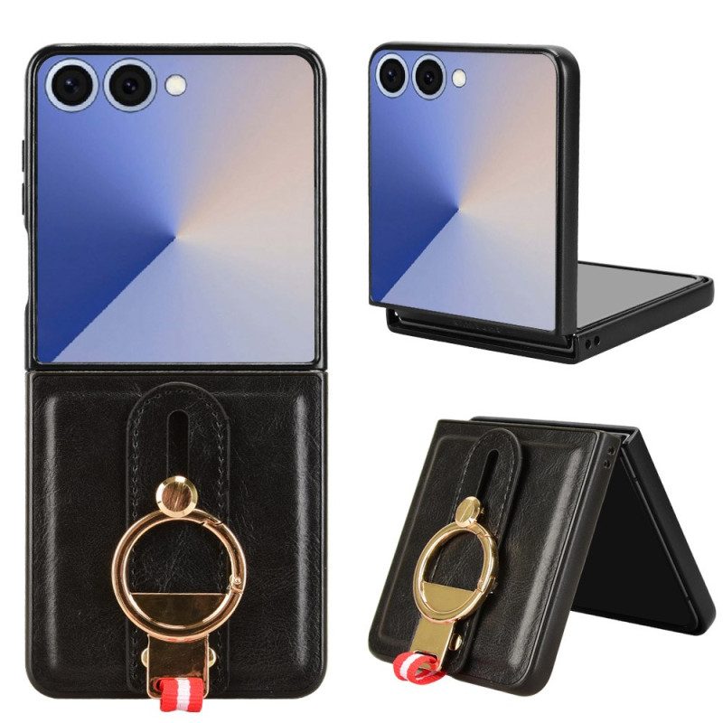 Skal Samsung Galaxy Z Flip 7 Telefonfodral Handledsrem Och Hållare