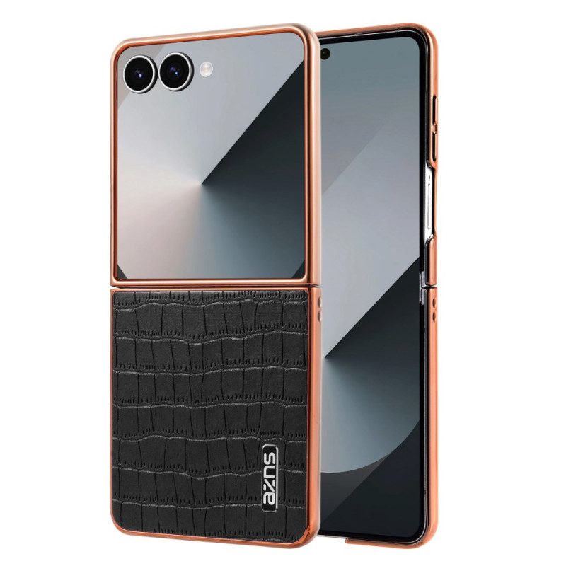 Skal Samsung Galaxy Z Flip 7 Telefonfodral Krokodilstil