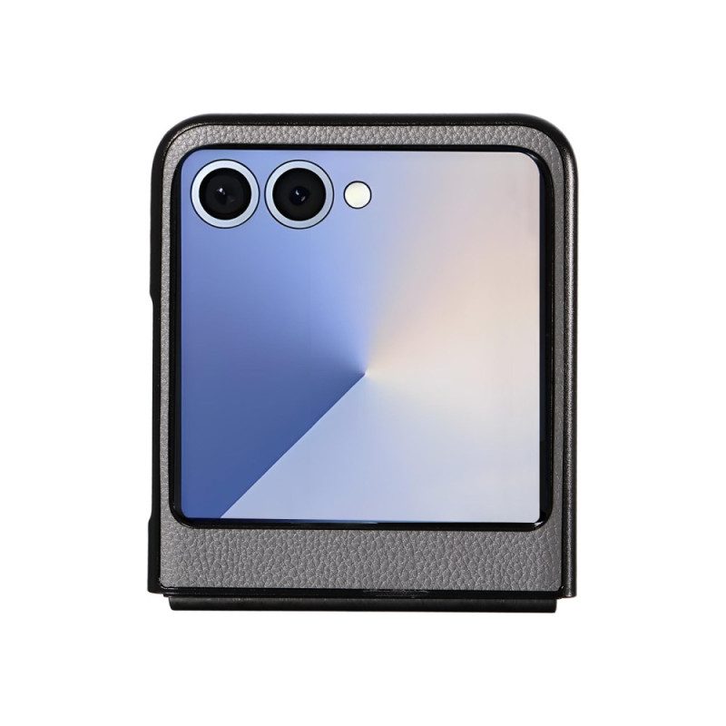 Skal Samsung Galaxy Z Flip 7 Telefonfodral Läderstruktur