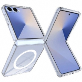 Skal Samsung Galaxy Z Flip 7 Telefonfodral Magnetisk Genomskinlig