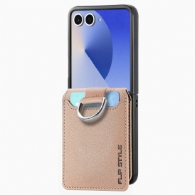Skal Samsung Galaxy Z Flip 7 Telefonfodral Premium Korthållare Och Hållare