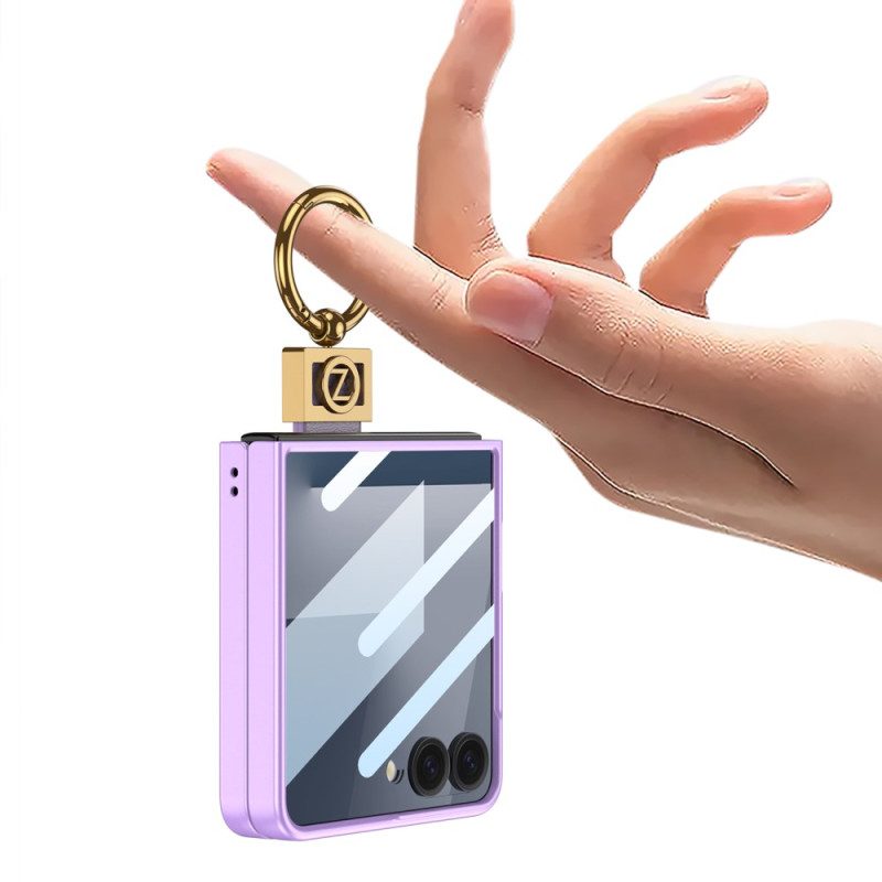 Skal Samsung Galaxy Z Flip 7 Telefonfodral Ringhållare Och Skärmskydd Gkk
