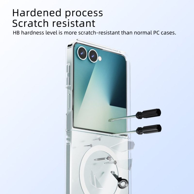 Skal Samsung Galaxy Z Flip 7 Transparent Magnetisk
