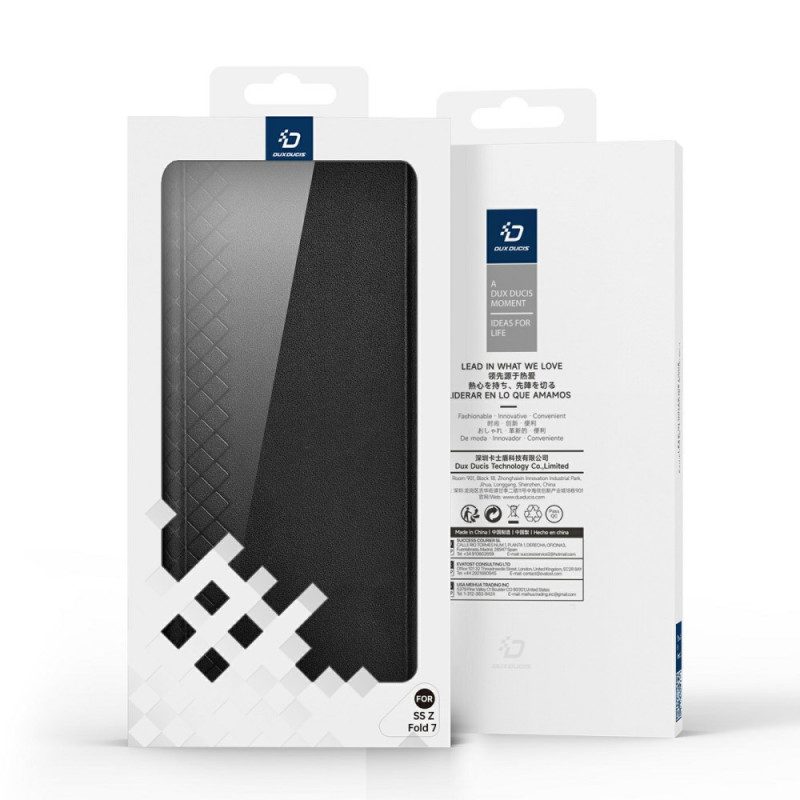 Skal Samsung Galaxy Z Fold 7 Bril Series Dux Ducis Stylushållare