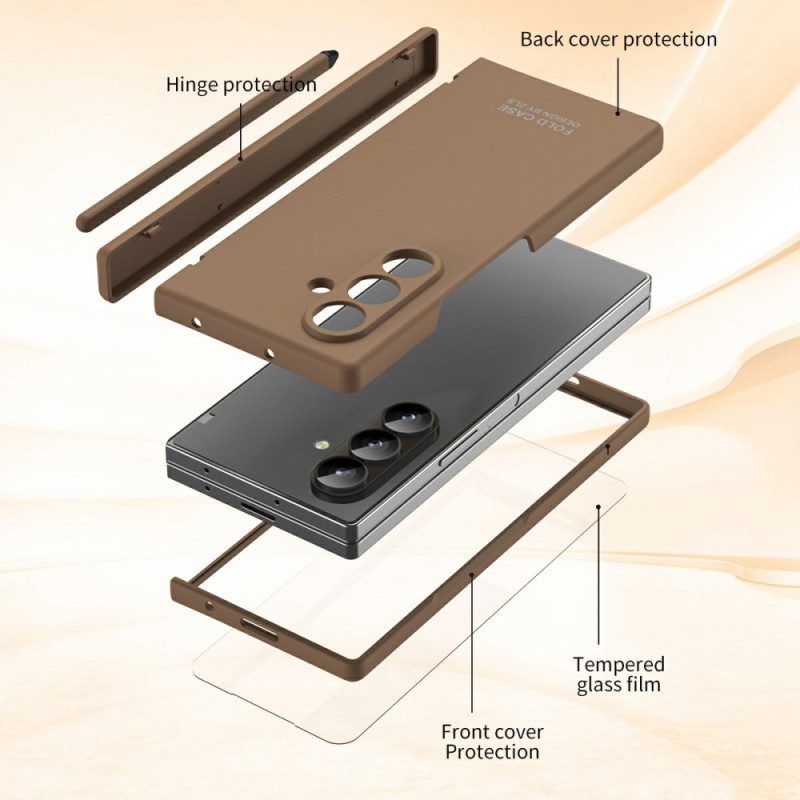 Skal Samsung Galaxy Z Fold 7 Enkel Design Med Skärmskydd