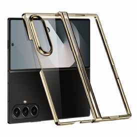Skal Samsung Galaxy Z Fold 7 Gångjärnsdesign Med Metalleffekt