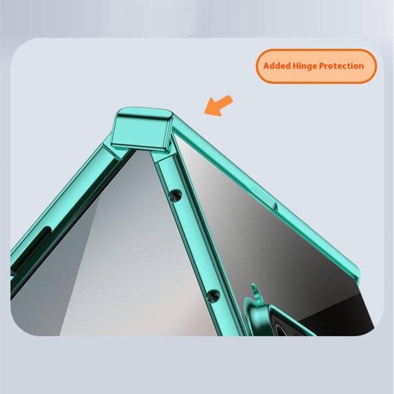 Skal Samsung Galaxy Z Fold 7 Gångjärnsdesign Med Metalleffekt