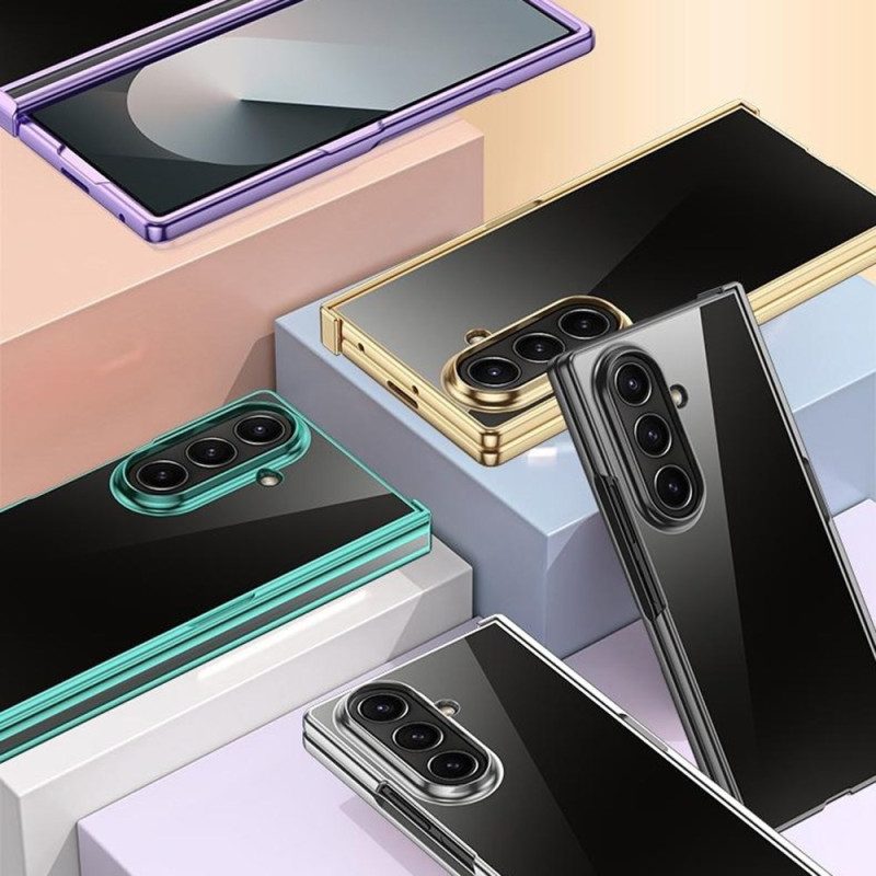 Skal Samsung Galaxy Z Fold 7 Gångjärnsdesign Med Metalleffekt