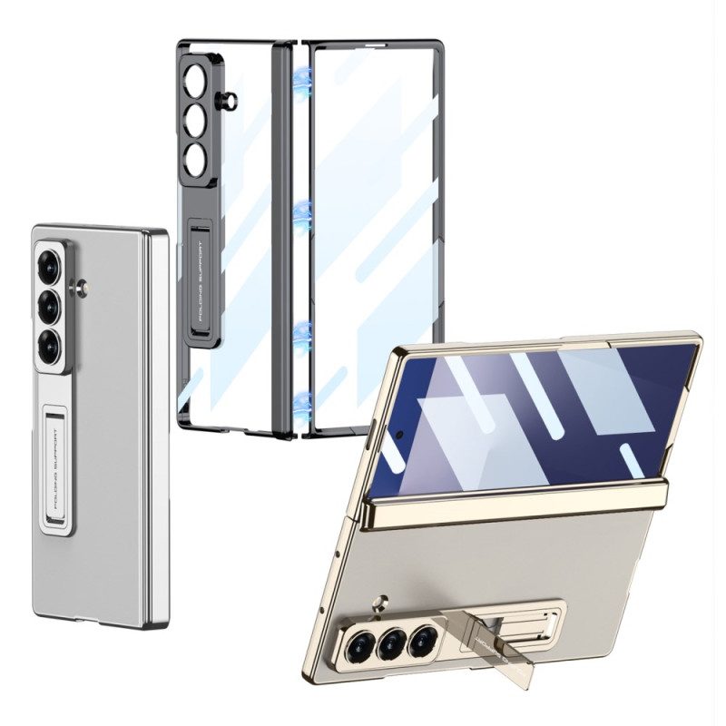 Skal Samsung Galaxy Z Fold 7 Gångjärnsskydd Och Inbyggt Stativ
