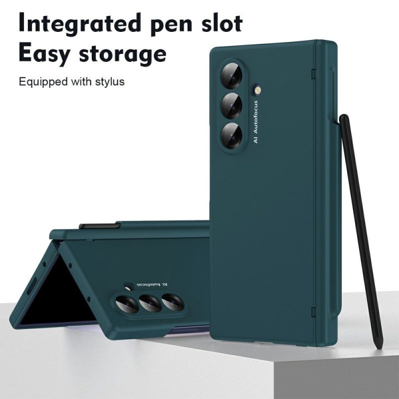 Skal Samsung Galaxy Z Fold 7 Gångjärnsskydd Och Stylushållare