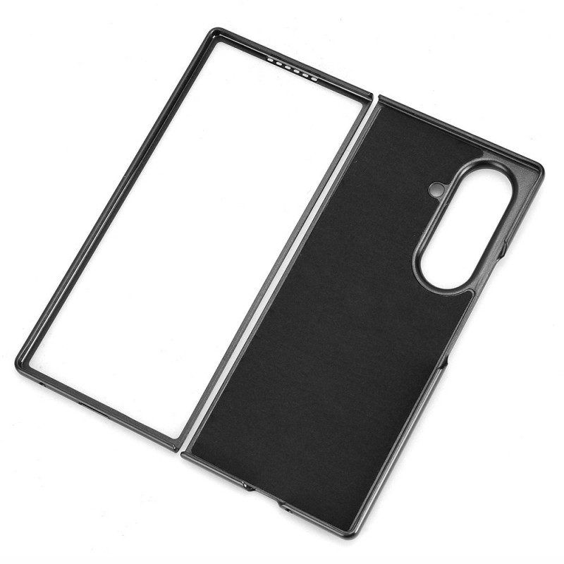 Skal Samsung Galaxy Z Fold 7 Klassisk Lädereffekt
