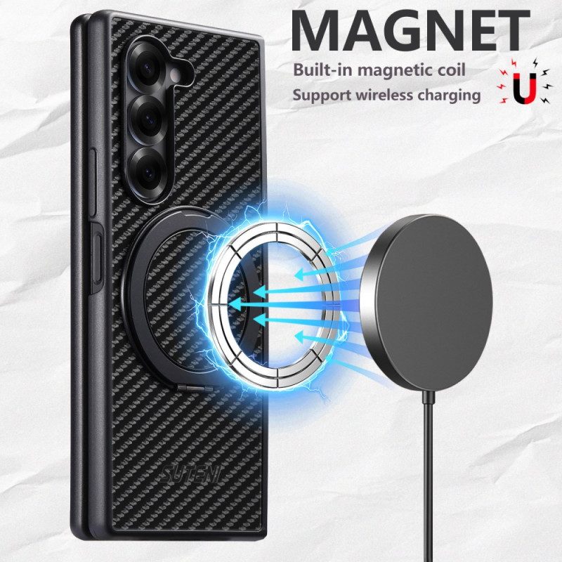 Skal Samsung Galaxy Z Fold 7 Magnetiskt Gångjärn Med Suteni-ringhållare