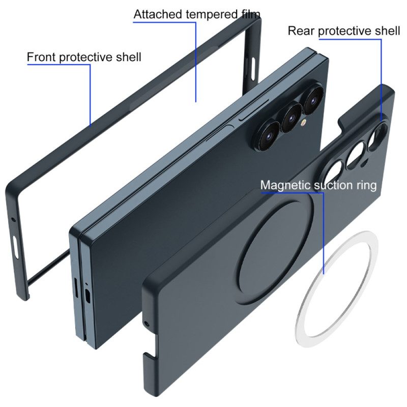 Skal Samsung Galaxy Z Fold 7 Magnetiskt Skärmskydd Med Härdat Glas