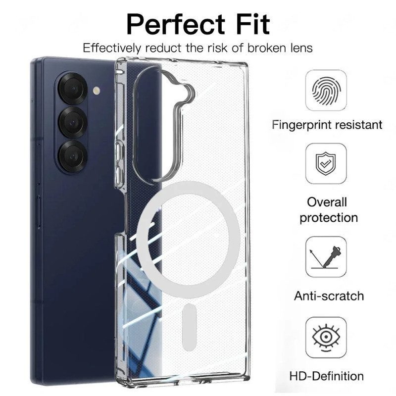 Skal Samsung Galaxy Z Fold 7 Magsafe-kompatibel Genomskinlig