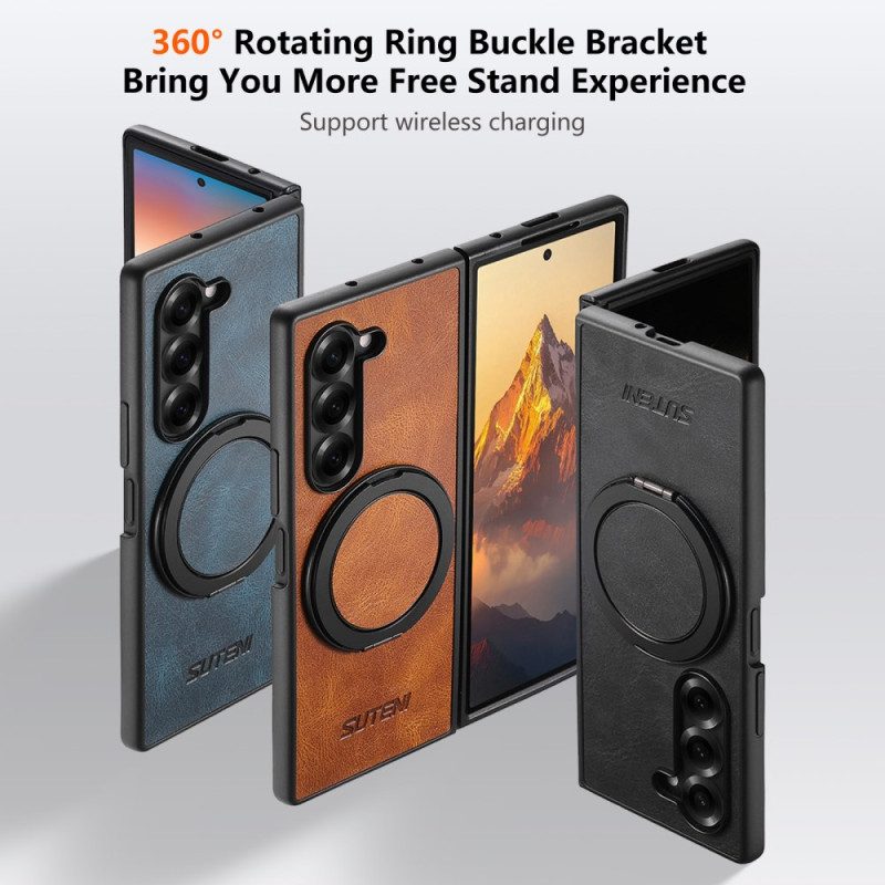 Skal Samsung Galaxy Z Fold 7 Magsafe-kompatibel Med Suteni Roterande Stativ
