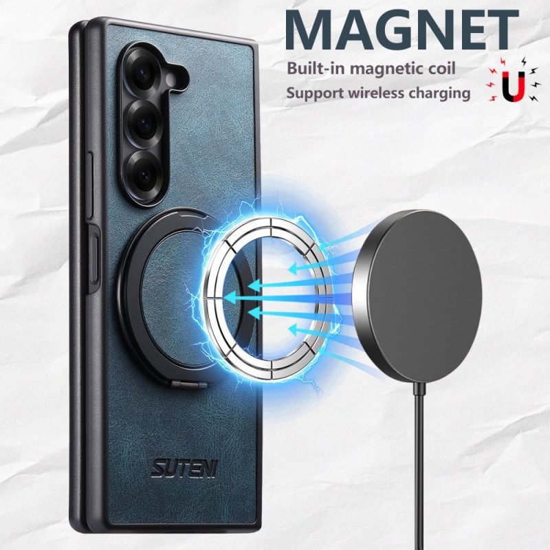 Skal Samsung Galaxy Z Fold 7 Magsafe-kompatibel Med Suteni Roterande Stativ