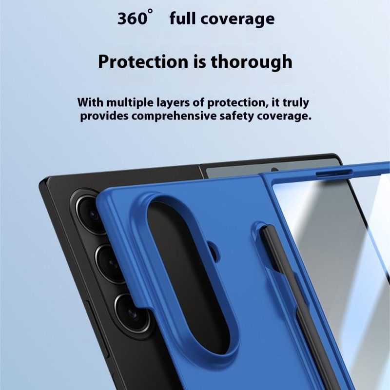 Skal Samsung Galaxy Z Fold 7 Skydd I Härdat Glas Och Pekpennahållare
