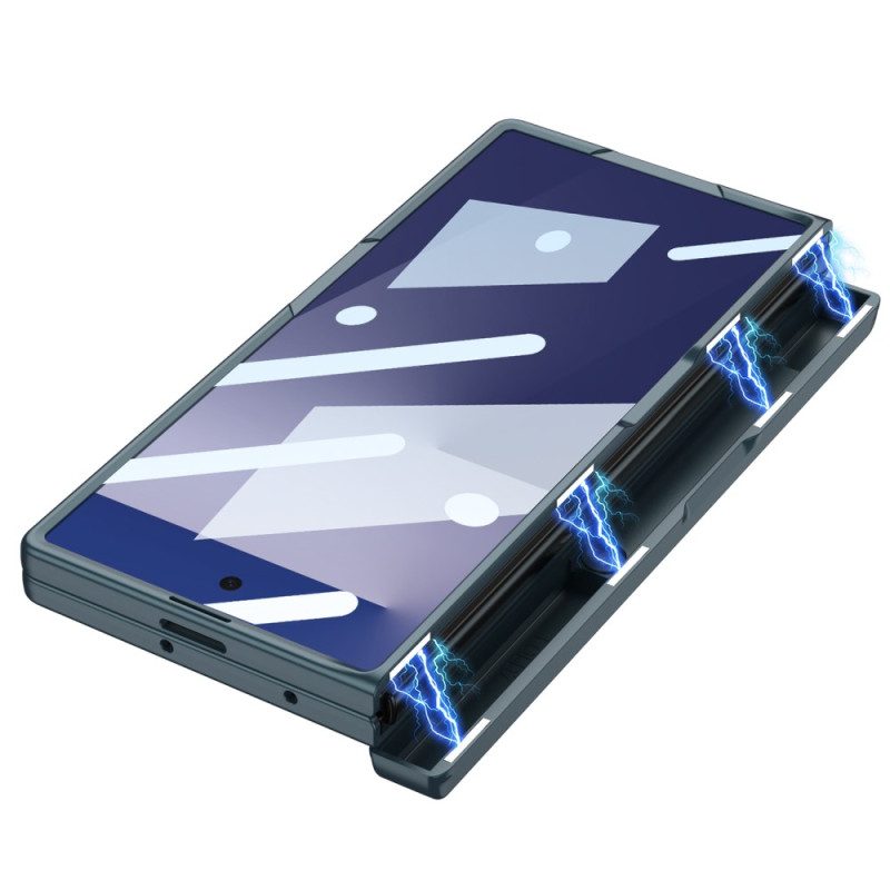 Skal Samsung Galaxy Z Fold 7 Telefonfodral Förstärkt Magnetiskt Gångjärn