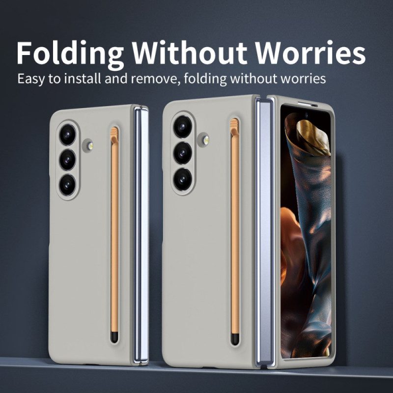 Skal Samsung Galaxy Z Fold 7 Telefonfodral Integrerad Stylus