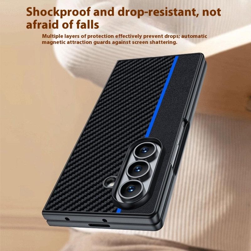 Skal Samsung Galaxy Z Fold 7 Telefonfodral Kolfiberversion