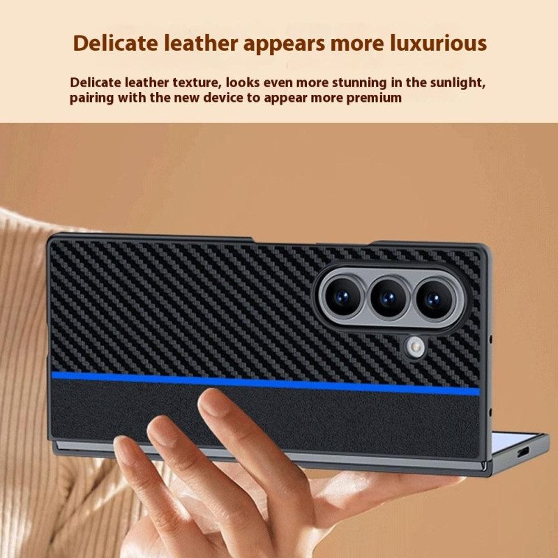 Skal Samsung Galaxy Z Fold 7 Telefonfodral Kolfiberversion