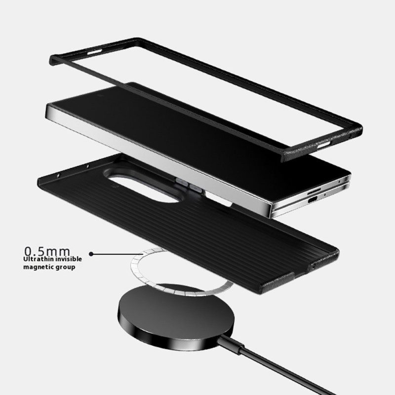 Skal Samsung Galaxy Z Fold 7 Telefonfodral Magsafe-kompatibel Präglad Abeel