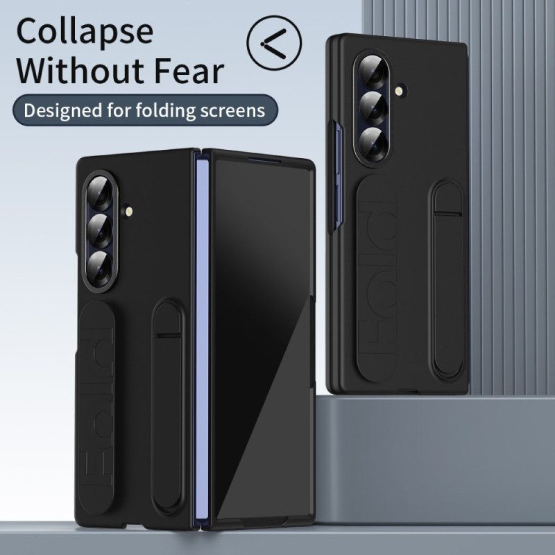 Skal Samsung Galaxy Z Fold 7 Telefonfodral Stativ Och Handledsrem