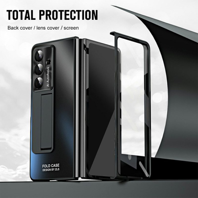 Skal Samsung Galaxy Z Fold 7 Telefonfodral Stativ Och Skärmskydd Med Matt Finish