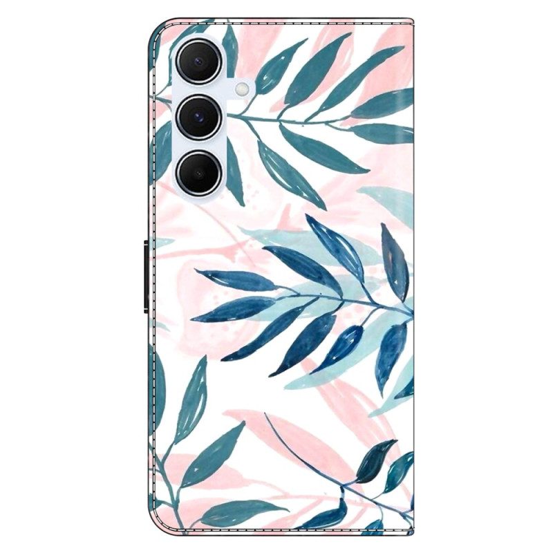 Skyddsfodral Samsung Galaxy A17 4g / 5g Akvarellblad