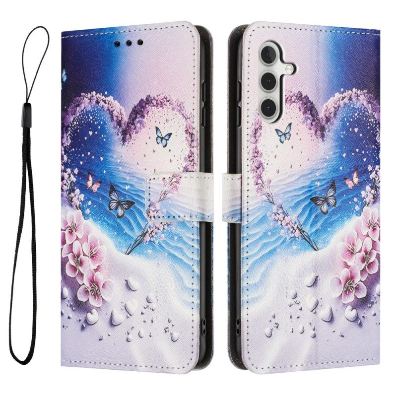 Skyddsfodral Samsung Galaxy A17 4g / 5g Hjärtfjäril