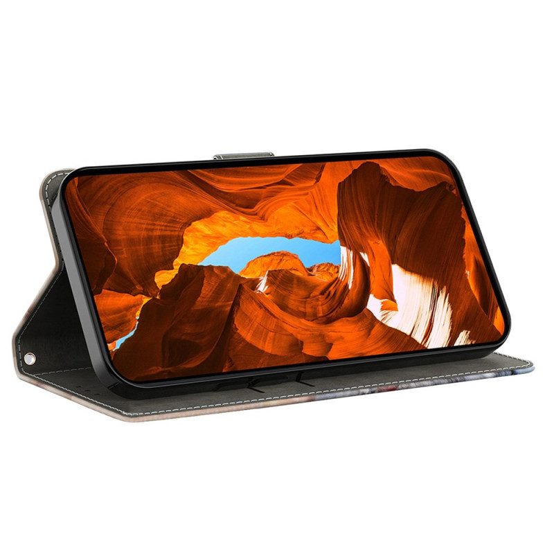 Skyddsfodral Samsung Galaxy A17 4g / 5g Lila Blommor