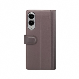 Skyddsfodral Samsung Galaxy S25 5g Edge Äkta Läder