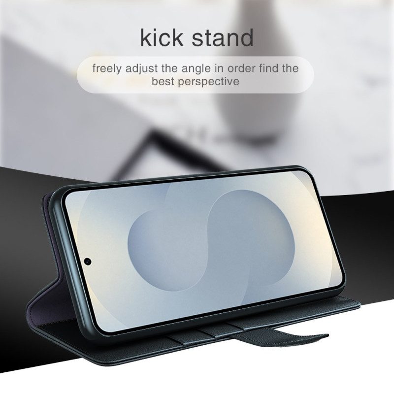 Skyddsfodral Samsung Galaxy S25 5g Edge Äkta Läder