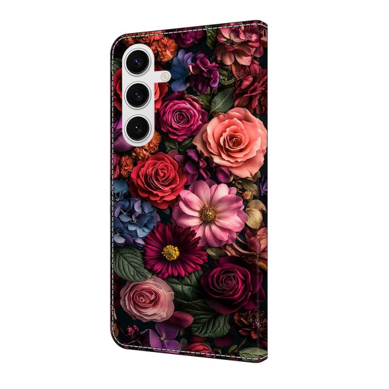 Skyddsfodral Samsung Galaxy S25 Fe Blommor