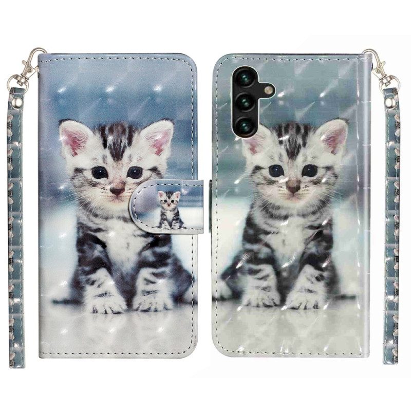 Skyddsfodral Samsung Galaxy S25 Fe Kattunge Med Snodd
