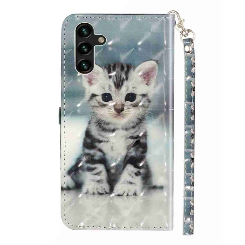 Skyddsfodral Samsung Galaxy S25 Fe Kattunge Med Snodd