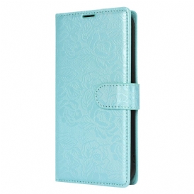 Skyddsfodral Samsung Galaxy S25 Plus 5g Blommönster Med Rem