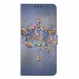 Skyddsfodral Samsung Galaxy S25 Plus 5g Graverade Blommor