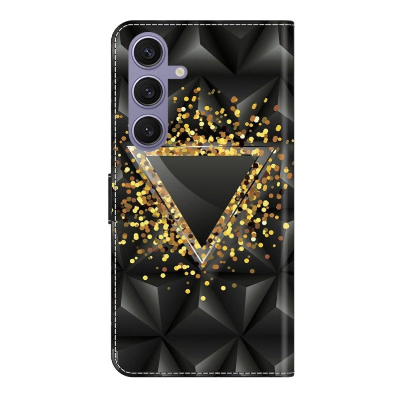 Skyddsfodral Samsung Galaxy S25 Plus 5g Guldtriangel