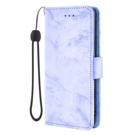 Skyddsfodral Samsung Galaxy S26 Marmormönster Och Dubbelt Spänne
