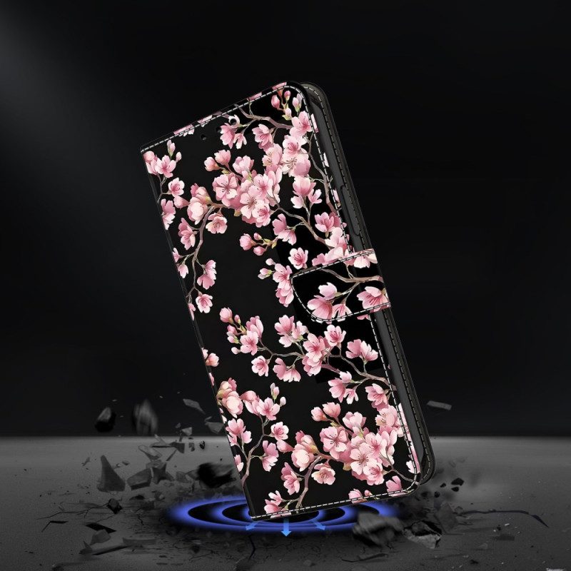 Skyddsfodral Samsung Galaxy S26 Plus Persikoblommor