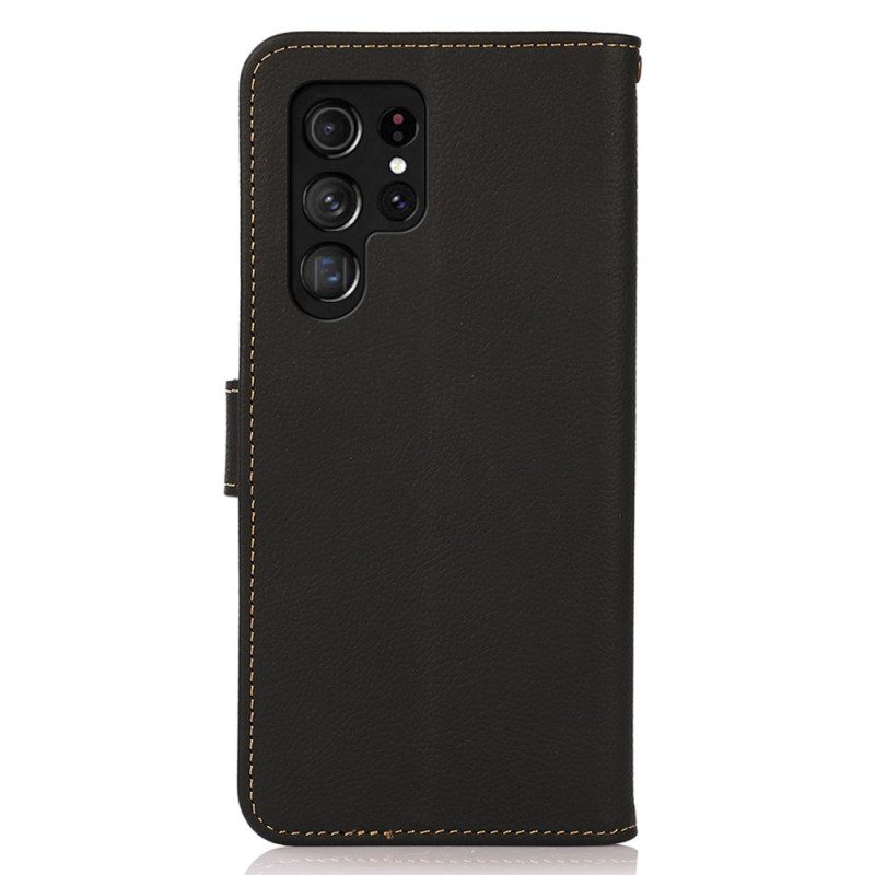 Skyddsfodral Samsung Galaxy S26 Ultra Äkta Khazneh-läder