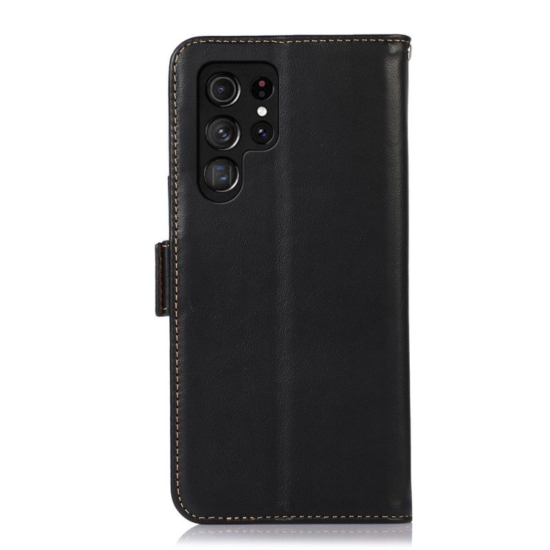 Skyddsfodral Samsung Galaxy S26 Ultra Rfid-blockerande Läderdesign