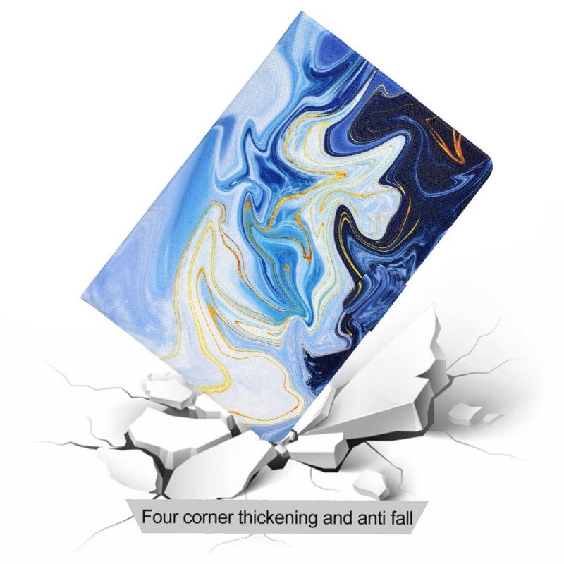 Skyddsfodral Samsung Galaxy Tab S11 Blå Marmor