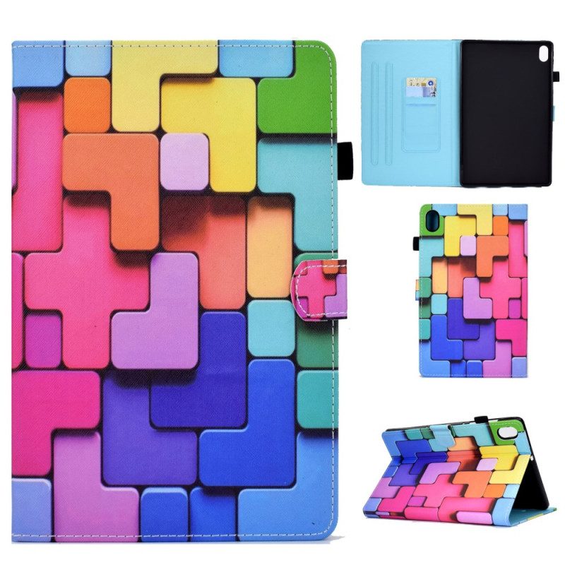 Skyddsfodral Samsung Galaxy Tab S11 Färgade Rutor