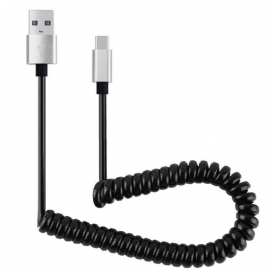 Usb Till Usb C Fjäderladdningskabel