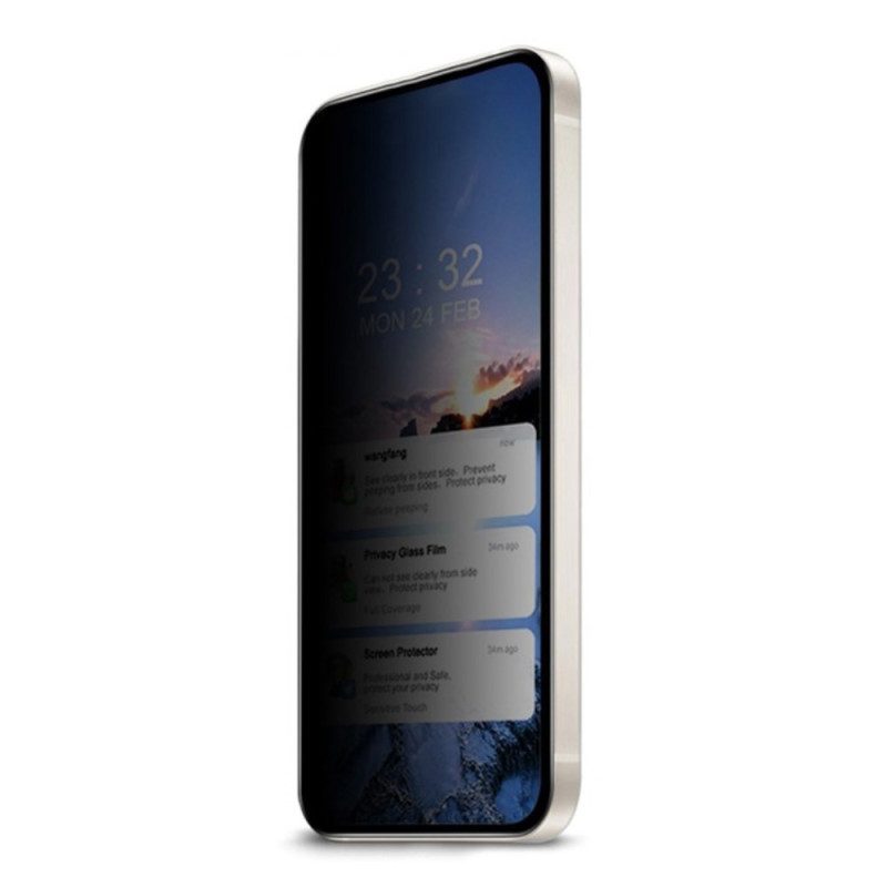 Anti-spionageskärmskydd I Härdat Glas För Xiaomi Redmi Note 14 Pro Plus 5g