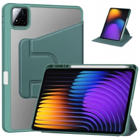 Case Xiaomi Pad 7 / 7 Pro Telefonfodral Lädereffekt Med Roterande Stativ